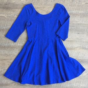 Express Royal Blue Dress